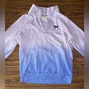 PINK Ombré Quarter Zip